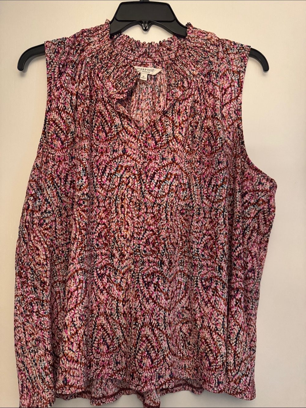 Liverpool sleeveless blouse
